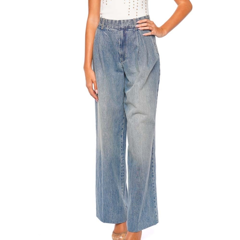 Zimmermann Blue Illustration Jeans
